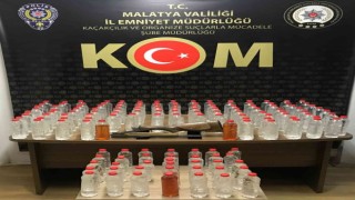 Malatyada 72 litre sahte alkol ele geçirildi