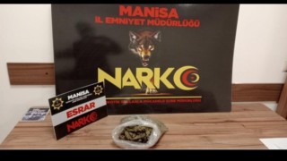 Manisada durdurulan araçtan esrar çıktı