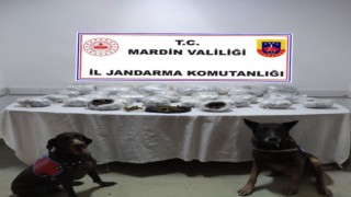 Mardinde ele geçirilen 22 kilo uyuşturucuya 3 tutuklama