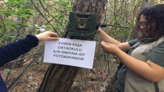 Marmariste öğrenciler fotokapanla yaban hayatını izliyor