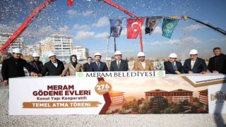 Meram Gödene Evlerinin temeli atıldı