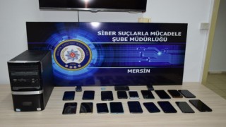 Mersin merkezli siber dolandırıcılık operasyonunda 22 gözaltı