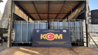Mersinde 14 bin litre kaçak akaryakıt ele geçirildi