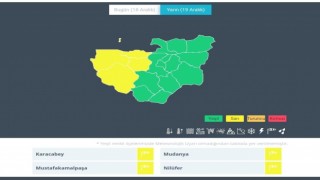 Meteorolojiden Bursanın 4 ilçesi için son dakika uyarısı