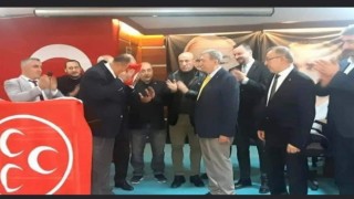MHP İl Başkanlığında devir teslim töreni