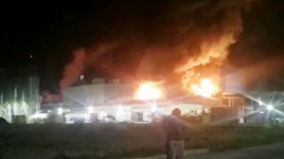 Milasta balık yem fabrikasında patlama sonrası yangın çıktı