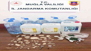 Milasta uyuşturucu ve tarihi eser operasyonu