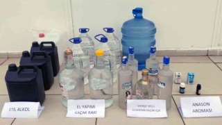 Muğlada kaçak alkol operasyonu