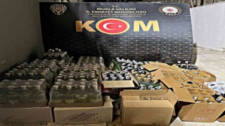 Muğlada yeni yıl öncesi sahte ve kaçak alkol operasyonu