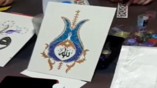 Nallıhanda tezhip sanatı büyük ilgi görüyor