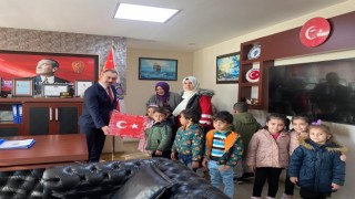 Nazillide minikler İlçe Emniyet Müdürlüğünde ağırlandı