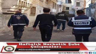 Nevşehirde 21 narkotik olayda 32 şahsa işlem yapıldı