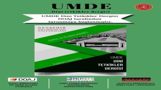 NEVÜ İlahiyat Fakültesi UMDE Dini Tetkikler Dergisi DOAJda taranmaya başladı
