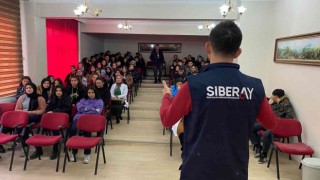 Öğrencilere siber suçlarla mücadele anlatıldı