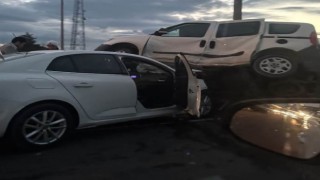Orduda ticari araçla otomobil çarpıştı: 3 yaralı