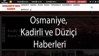 Osmaniye'nin Haber Sitesi