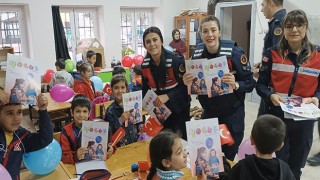 Osmaniye Jandarma ekiplerinin Köy çocukları ile buluşması