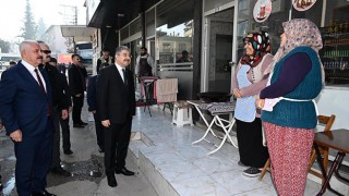 Osmaniye Valisi Erdinç Yılmaz esnaf ziyaretlerini sürdürüyor