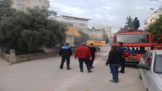 Osmaniyede metruk binalar yıkılıyor