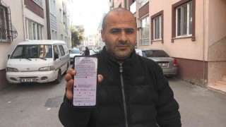 (Özel) Telefonuna gelen mesajla hayatının şokunu yaşadı