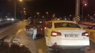 Pendikte meydana gelen zincirleme trafik kazası trafiği felç etti