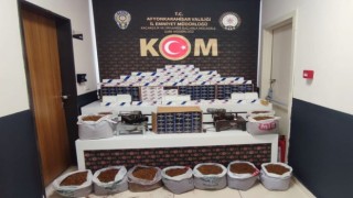 Polis yaklaşık 60 bin adet boş ve dolu makaron ele geçirildi
