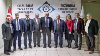 Rektör Çomaklıdan ETSO ve ETBye hayırlı olsun ziyareti