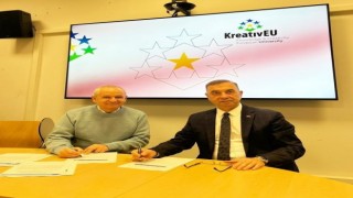 Rektör Tümay, Fransada KreativEU proje toplantısına katıldı