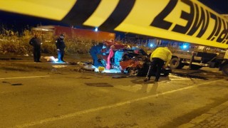 Rizede uygulamadan kaçan araç takla attı: 4 yaralı