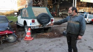 Römorku ikinci kez dükkanın önünden çalındı