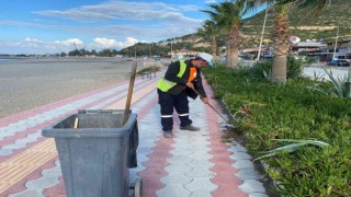 Samandağda temizlik çalışması