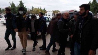Samsunda DEAŞ operasyonunda gözaltına alınan 4 yabancı uyruklu şahıs adliyeye sevk edildi