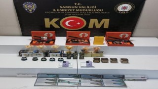Samsunda kaçak sigara ve kozmetik ele geçirildi