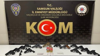 Samsunda silah ticareti operasyonu: 6 gözaltı