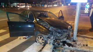 Samsunda trafik kazası: 2 yaralı