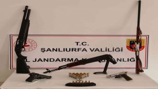 Şanlıurfada silah kaçakçılarına darbe