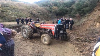 Sarıgölde traktör kazası: 1 ölü