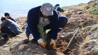 Selçukluda yeşil dokuya 22 bin 500 yeni fidan daha kazandırıldı