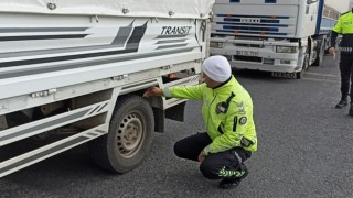 Sivasta lastikler denetlendi