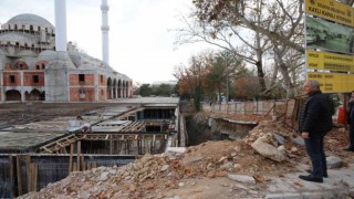 Suluovada trafiğe nefes aldıracak otoparkın inşası sürüyor