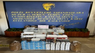 Susurlukta kaçak içki ve sigara operasyonu