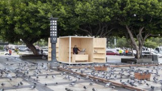 Tarihi Ulu Çarşı Meydanına yeni güvercin evi