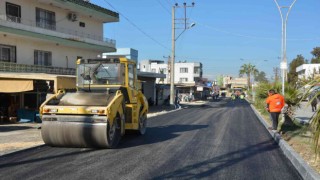 Tarsusta yol çalışmaları sürüyor