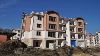 Taşkesti beldesinde yapılan TOKİlerde sona gelindi