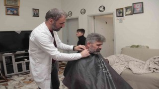 Tatvan Belediyesinden evde ücretsiz kuaför hizmeti