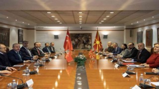 TBMM Başkanı Şentop, Kuzey Makedonya Başbakanı Kovaçevski ile görüştü