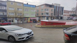 Tekirdağda kar yağışı