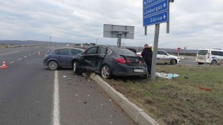 Tekirdağda trafik kazası: 2 yaralı