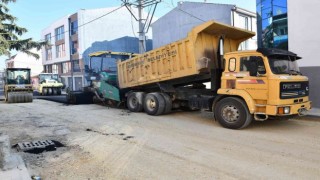 Tepebaşında üstyapı çalışmaları