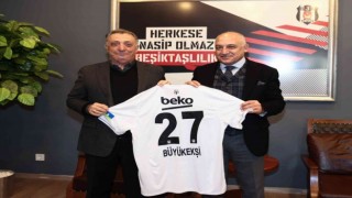 TFF Başkanı Mehmet Büyükekşi, Beşiktaşı ziyaret etti